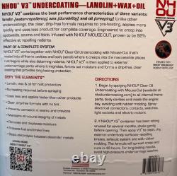 NHOU V3 Kit de pistolet d’enduction standard économique transparent (2 bouteilles de 1 quart)