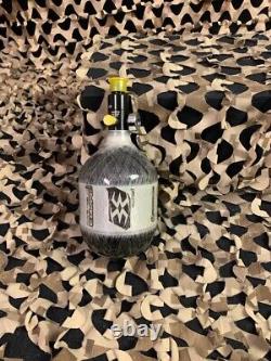 NOUVEAU KIT DE FUSIL DE PAINTBALL DE COMPÉTITION DP FUSION ELITE - NOIR/ARGENT Avec BOUTEILLE DE 48/4500