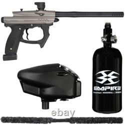 NOUVEAU Kit de paquet de pistolet de paintball HK Army SABR Core (Pewter poussiéreux/Noir)