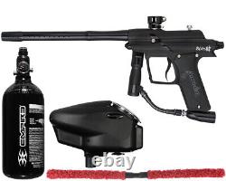 NOUVEAU Kit de pistolet de paintball Azodin Blitz 4 Core, couleur poussière noire.