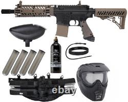 NOUVEAU Kit de pistolet de paintball Tippmann TMC Epic noir/brun.