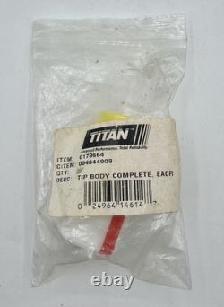 NOUVEAU OEM TITAN 0179664 Corps de buse complet pour kit Stati pistolet pulvérisateur 2000 LIVRAISON GRATUITE