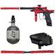 New Dp Fusion Elite Concurrence Paintball Gun Kit Red/black Avec 48/4500 Bottle