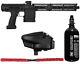 New Pe Emek Emf100 (pal Activé) Mag Fed Core Paintball Gun Kit De Pistolet Noir