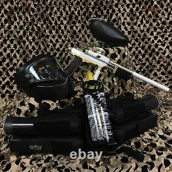 Nouveau Azodin Kp3 Epic Pump Paintball Marker Gun Package Kit Blanc/or