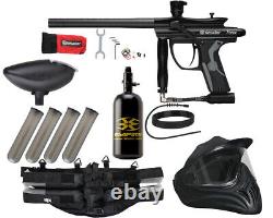 Nouveau kit complet de pistolet paintball Spyder Fenix légendaire en noir