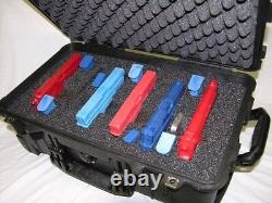 Nouveau kit d'insertion en mousse pour étui de pistolet à 6 armes à feu, s'adapte à votre étui Nanuk 935