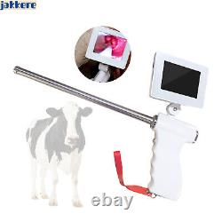 Nouveau kit de caméra pour pistolet d'insémination artificielle visuelle pour vaches avec écran ajustable à 360 degrés