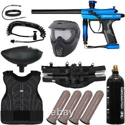 Nouveau kit de fusil de paintball Spyder Fenix Light Gunner en bleu