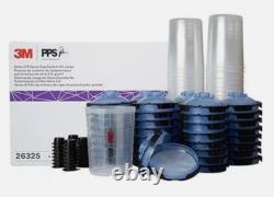Nouveau kit de gobelet, couvercles et doublures pour pistolet de pulvérisation 3M PPS 2.0, 26325, grand, 28 onces
