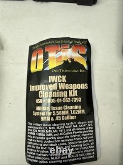 Nouveau kit de nettoyage d'armes OTIS IWCK avec outil multifonction Gerber multi-calibres 5,56 7,62 9 mm .45