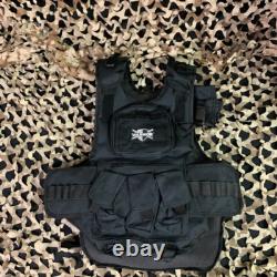 Nouveau kit de package de pistolet de paintball Spyder Fenix Heavy Gunner bleu