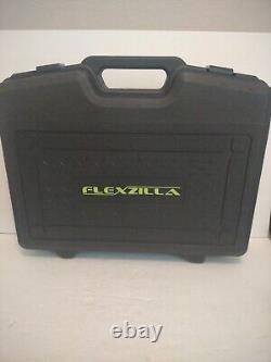 Nouveau kit de pistolet à graisse sans fil Flexzilla L1388LFZ léger avec 2 batteries et chargeur de batterie