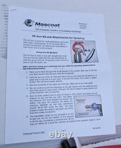Nouveau kit de pistolet de pulvérisation pour petites applications Mascoat SA