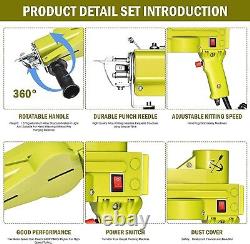 Nouveau kit de pistolet de tuftage 2 en 1 pour bouclage et coupe de boucle