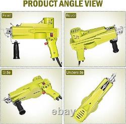 Nouveau kit de pistolet de tuftage 2 en 1 pour bouclage et coupe de boucle