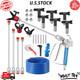 Nouveau Kit De Pistolet Pulv&eacute;risateur De Peinture Sans Air 22 Pi&egrave;ces 3600 Psi Tuyau De 50 Pieds Embouts R&eacute;versibles Rallonge