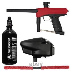 Nouveau kit essentiel de pistolet de paintball Gog Enmey Core rouge