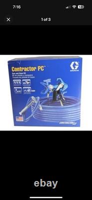 Nouveau pistolet pulvérisateur de peinture airless Graco RAC X Contractor PC 17Y042 avec kit de flexible de pistolet