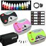 Ophir 12 Couleurs Nail Encres Pigmentées Airbrush Pistolet Compresseur D'air Kit Avec Des Pièces D'ongles