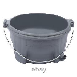 Outil de filetage pour tuyaux durable avec seau en plastique pour huile et pistolet à huile portable - NEUF