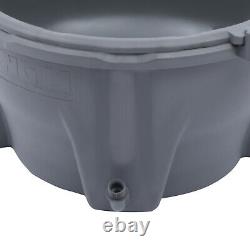 Outil de filetage pour tuyaux durable avec seau en plastique pour huile et pistolet à huile portable - NEUF