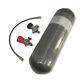 Pcp Pistolet À Air 6.8l Ce 4500psi Marine Hpa Réservoir En Fibre De Carbone Kits De Cylindre De Plongée Sous-marine