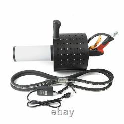 Pistolet CO2 LED + Machine à Confettis LED Canon CO2 Jet Événement de Scène pour DJ Club Fête