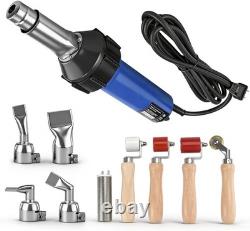 Pistolet à air chaud PVC, pistolet thermique portatif pour souder le plastique, 110 V 1600 W, pour vinyle