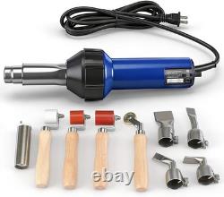 Pistolet à air chaud PVC, pistolet thermique portatif pour souder le plastique, 110 V 1600 W, pour vinyle
