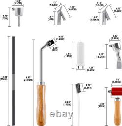 Pistolet à air chaud de soudage 1600 W 110 V, kit de soudage TPO PVC vinyle avec baguette de soudage
