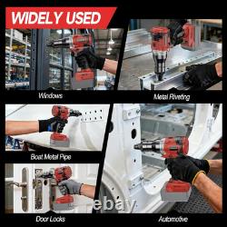 Pistolet à écrous à riveter sans fil compatible avec batterie Milwaukee 18V, écrou à riveter électrique