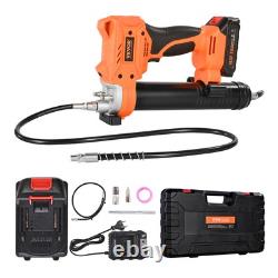 Pistolet à graisse sans fil VEVOR, kit de pistolet à graisse 20V avec batterie 2,0 Ah et tuyau de 35,4 pouces