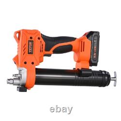 Pistolet à graisse sans fil VEVOR, kit de pistolet à graisse 20V avec batterie 2,0 Ah et tuyau de 35,4 pouces