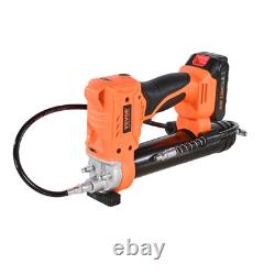 Pistolet à graisse sans fil VEVOR, kit de pistolet à graisse 20V avec batterie 2,0 Ah et tuyau de 35,4 pouces