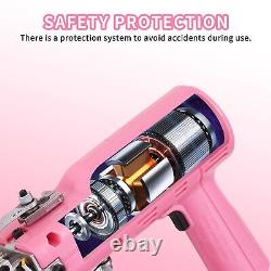 Pistolet à touffeter 2 en 1, Kit de démarrage de machine à tapis en boucle et en coupe, Nouvelle version améliorée