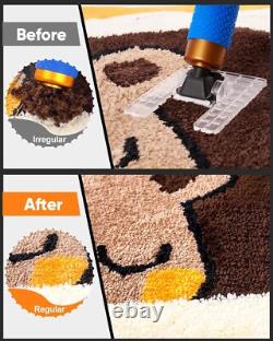 Pistolet à tufting de tapis avec kit de coupe 2 en 1, pistolet à tapis et ciseaux pour la fabrication de tapis