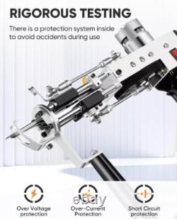 Pistolet à tufting de tapis avec kit de coupe de tapis, pistolet à tufting avec ciseaux à tufting, 2 en 1
