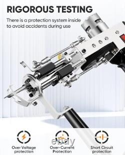 Pistolet à tufting de tapis avec kit de tondeuse à tapis, pistolet à tufting avec ciseaux à tufting