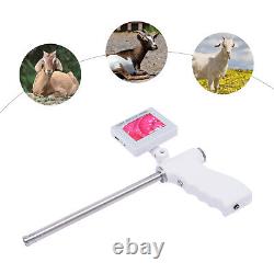 Pistolet d'insémination artificielle visuelle pour chèvres avec caméra 15MP et écran HD 360°