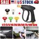 Pistolet De Nettoyage Haute Pression 1/4 4000 Psi Buse De Lavage De Voiture Foam Spray Manche Court Avec 5 Buses