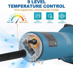 Pistolet de chauffage pour soudeur à air chaud 1600 W 110 V, kit de soudage TPO PVC vinyle avec spatule de soudage