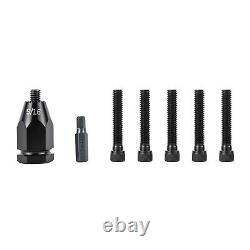 Pistolet pneumatique à rivet écrou Rivnut avec têtes de pistolet 10-24, 1/4, 5/16, 3/8