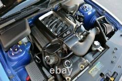 Pour Ford Mustang 05-10 Gun Metal Open Runner Plenum Engine Dress Up Kit