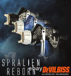 Psl Devilbiss Gpg Spralien Limited Edition Satin Black Gun Kit Cup Air Manomètre