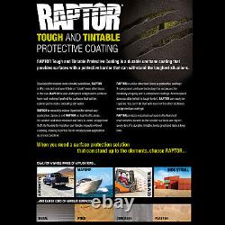 Revêtement de benne de camion en uréthane noir en vaporisateur U-POL Raptor, pistolet pulvérisateur, 4 litres