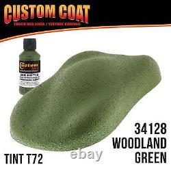 Revêtement de caisse de camion en uréthane Woodland Green T72, pulvérisation, kit de pistolet de 1,5 gallon