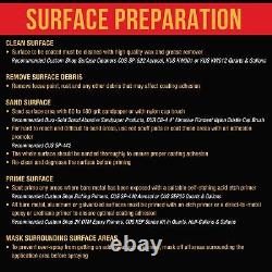 Revêtement de caisse de camion en uréthane pulvérisé Ultramarine Blue T86, kit de pistolet pulvérisateur de 2 gallons