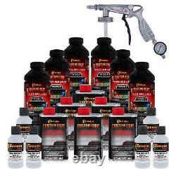 Revêtement de lit de camion en uréthane gris Air Force T91, kit de pistolet pulvérisateur de 1,5 gallon