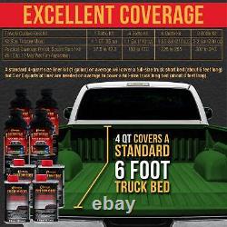 Revêtement personnalisé vert émeraude 2 gal Urethane Spray-On Kit de pistolet pulvérisateur pour protection de benne de camion